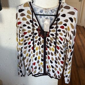 Women's Vertigo Paris Nice Soft Jacket Zip Up Size Medium